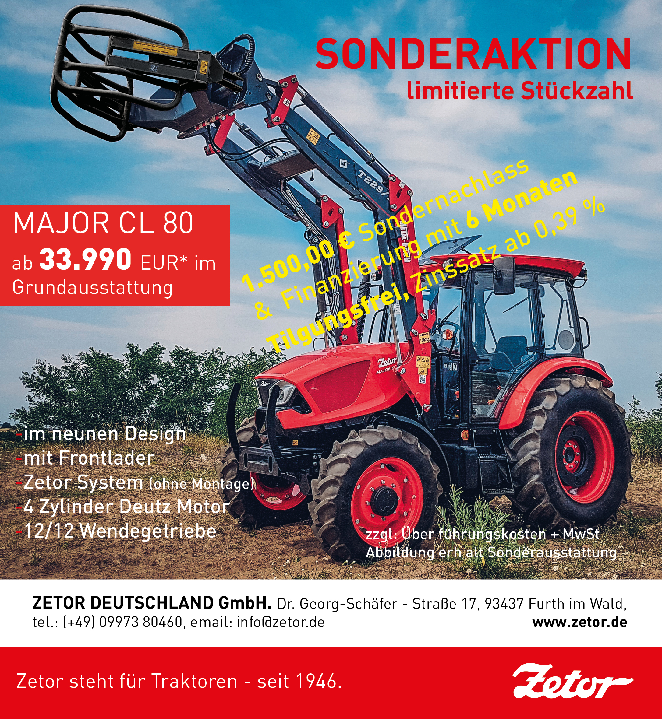 Sonderaktion Major CL 80 Zetor